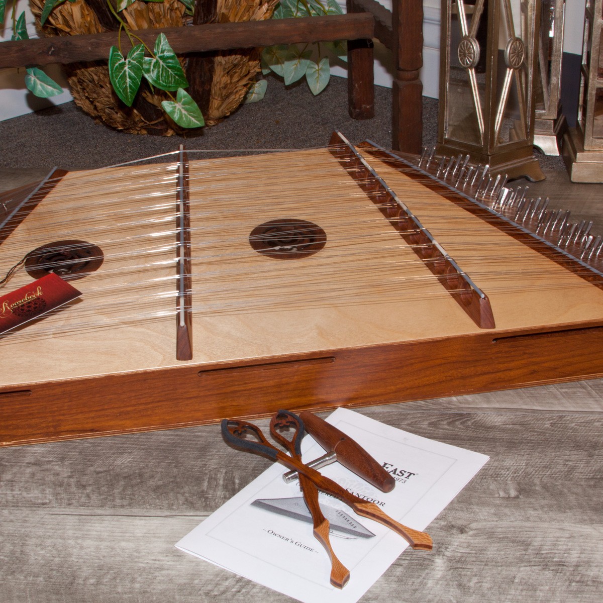 Roosebeck 12 11 Hammered Dulcimer With Hammers www.ensoulmusic